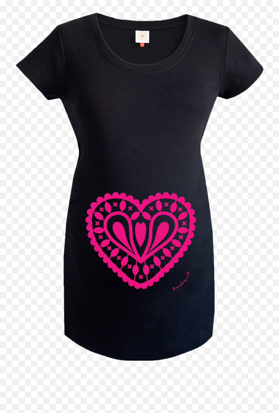 Hot Pink Heart - Scoop Neck Emoji,Heart Transparent Background