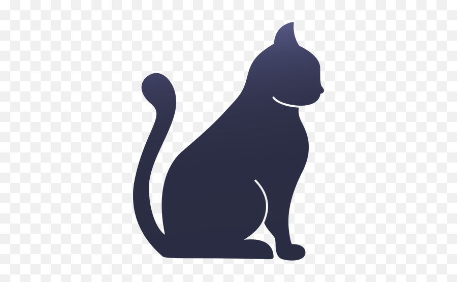Silhouette Cat Cat - Transparent Png U0026 Svg Vector File Cat 2d Emoji,Black Cat Transparent