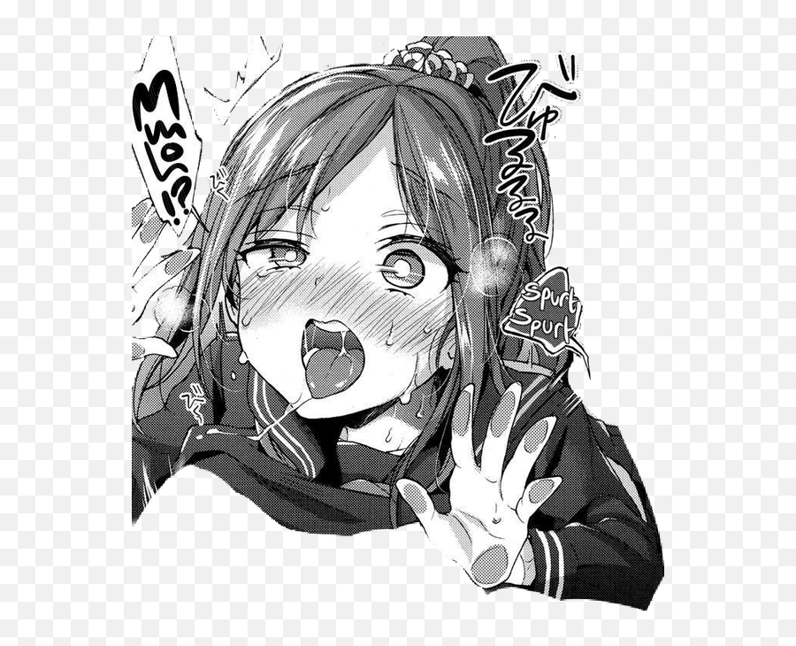 A Girl Sticks Her Tongue Out - Anime Girl Tongue Out Emoji,Ahegao Face Transparent Background