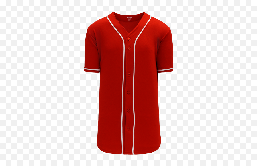 Custom Cincinnati Reds Team Mlb Blank Baseball Jersey - Scarlet Design Yours Fast Shipping Blank Baseball Jerseys Emoji,Cincinnati Reds Logo