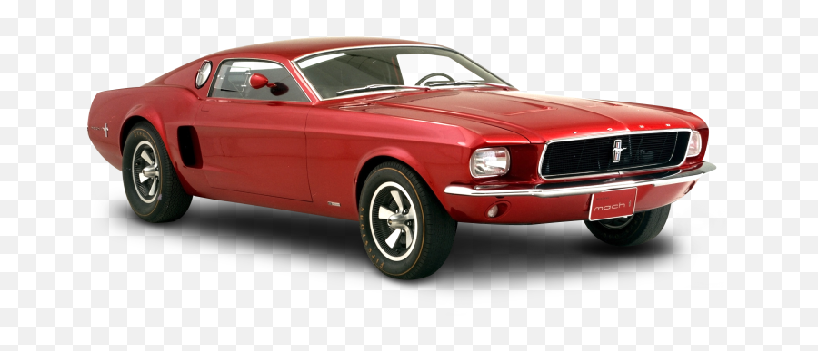 Red Ford Mustang Mach Car Png Image Emoji,Muscle Car Png