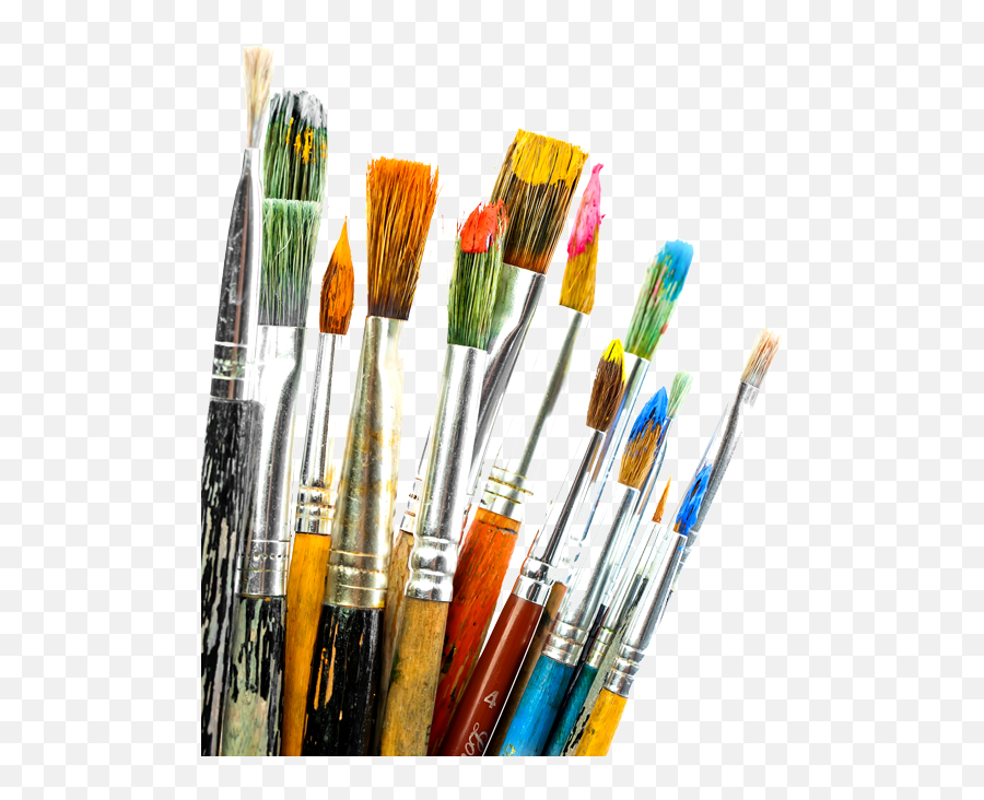 Paint Brushes Png Emoji,Paintbrush Clipart Transparent