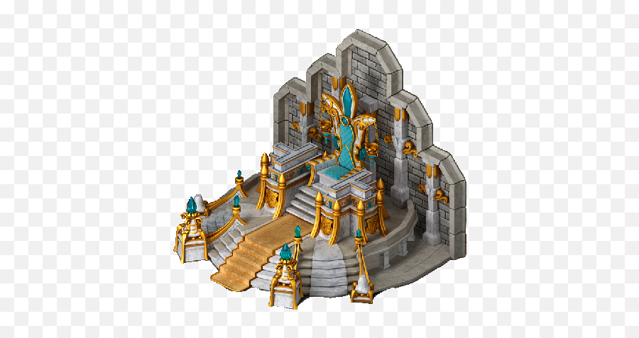 Download Throne Of Mystic Castle King Stage6 - Hindu Temple Emoji,King Throne Png