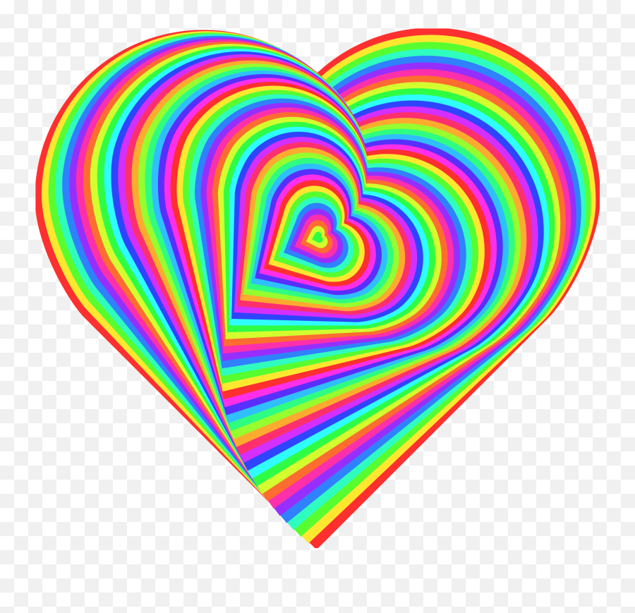 Rainbow Png Transparent Background - Rainbow Heart Transparent Love Heart Rainbow Emoji,Rainbow Png