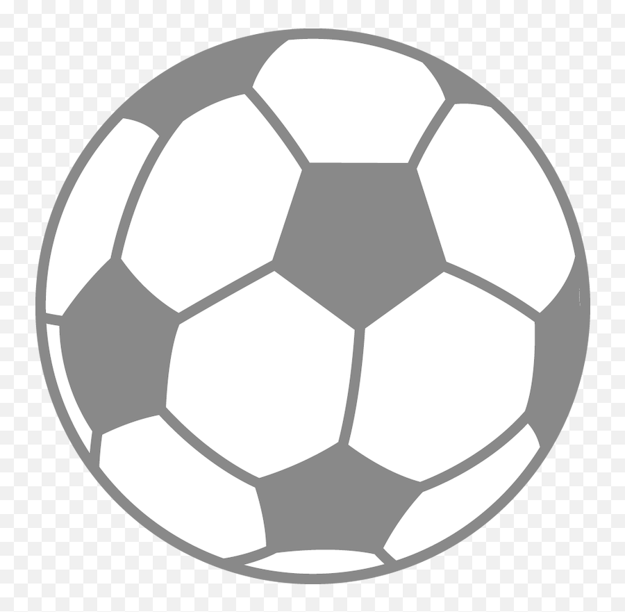 Gate Clipart Soccer - Soccer Ball Silhouette Png Transparent Emoji,Soccer Balls Clipart