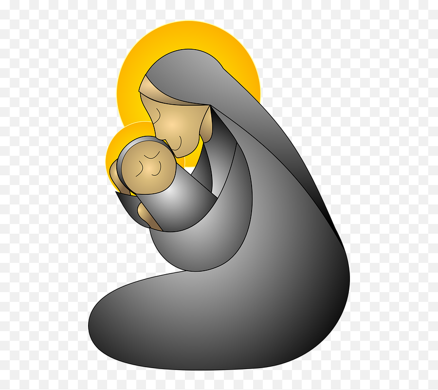 Maria Woman Child - Free Vector Graphic On Pixabay Emoji,Birth Of Jesus Clipart