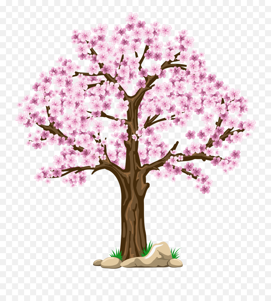 Transparent Pink Tree Png Clipart Pictur 187846 - Png Four Seasons Clipart Vector Emoji,Fall Tree Clipart