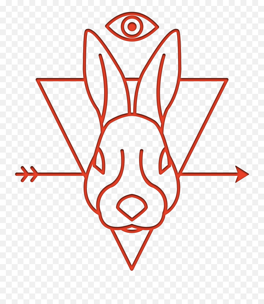 Dead Rabbit Society Logo Clipart - Full Size Clipart Dot Emoji,Rabbit Logo