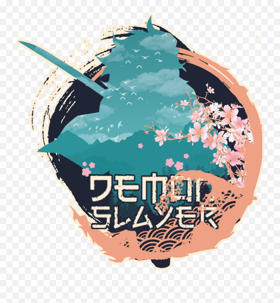 Demon Slayer Logo I Made For A Video - Language Emoji,Slayer Logo