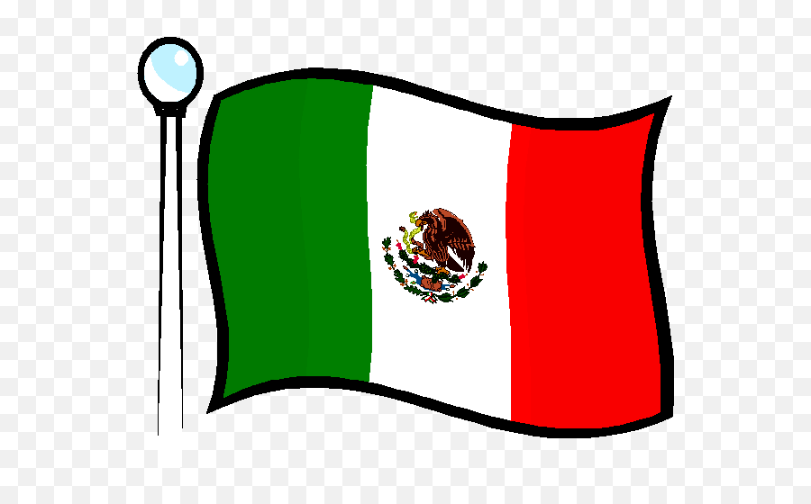 Mexican Flag Clipart - Mexico Clip Art Emoji,Flag Clipart