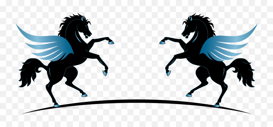Maker Free Alphabet Pegasus Logo Template - Pegasus Emoji,Pegasus Logo
