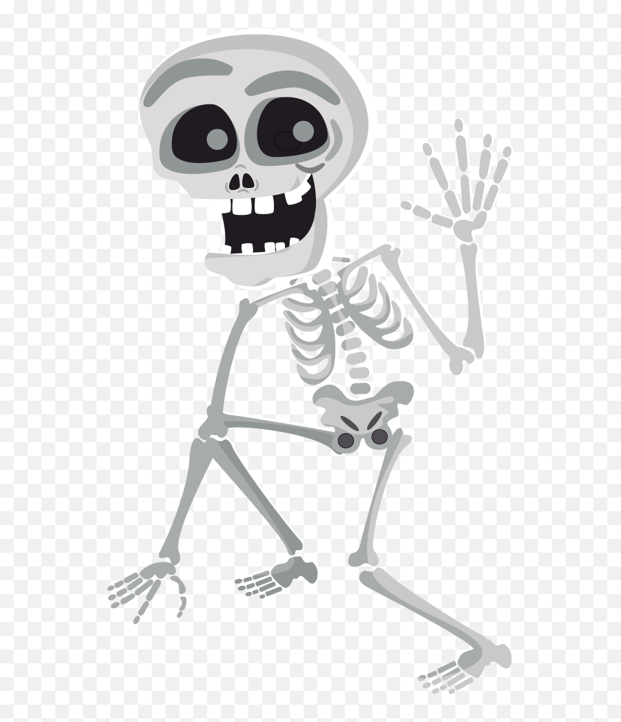 Halloween Clip Art Skeleton Png Image - Free Skeleton Gif Transparent Background Emoji,Free Clipart