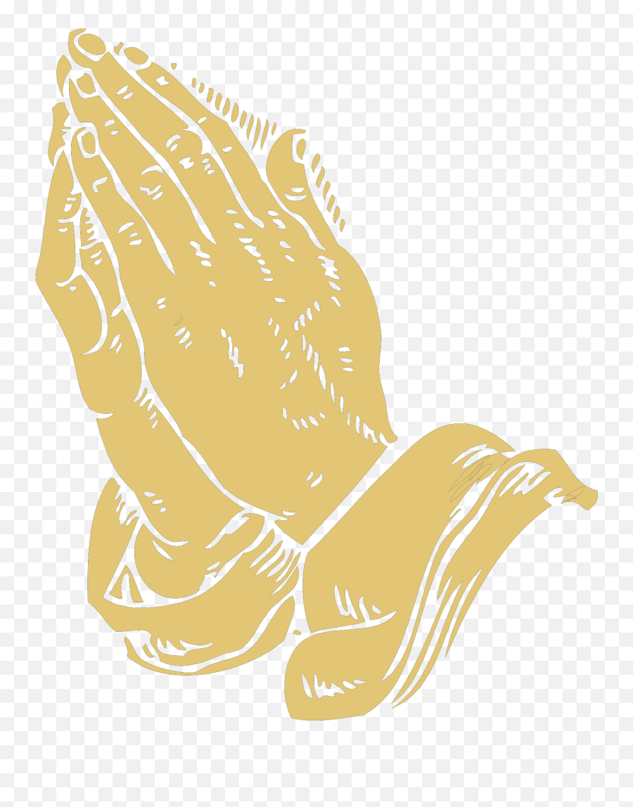 Pray Svg Vector Pray Clip Art - Gold Transparent Praying Hands Png Emoji,Pray Clipart