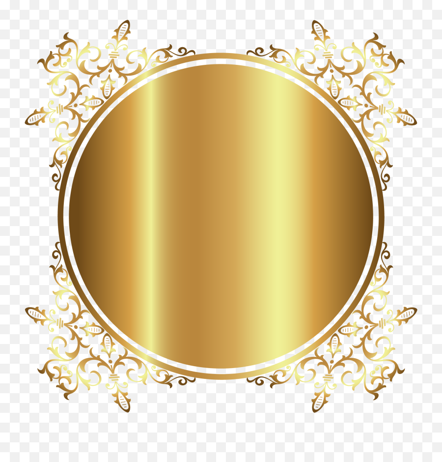 Free Transparent Drawing Png Download - Arabesco Circulo Dourado Png Emoji,Gold Circle Png