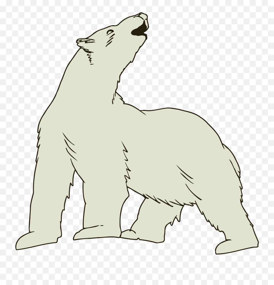 Polar Bear 3 - Polar Bear Zoo Clip Art Emoji,Polar Bear Clipart