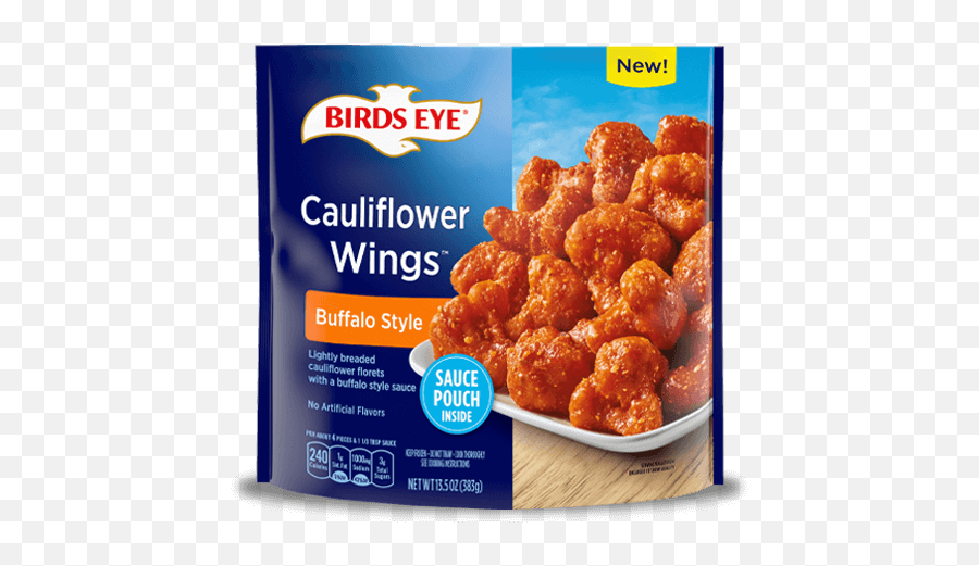 Cauliflower Wings With Spicy Buffalo - Birds Eye Cauliflower Wings Emoji,Buffalo Wings Png