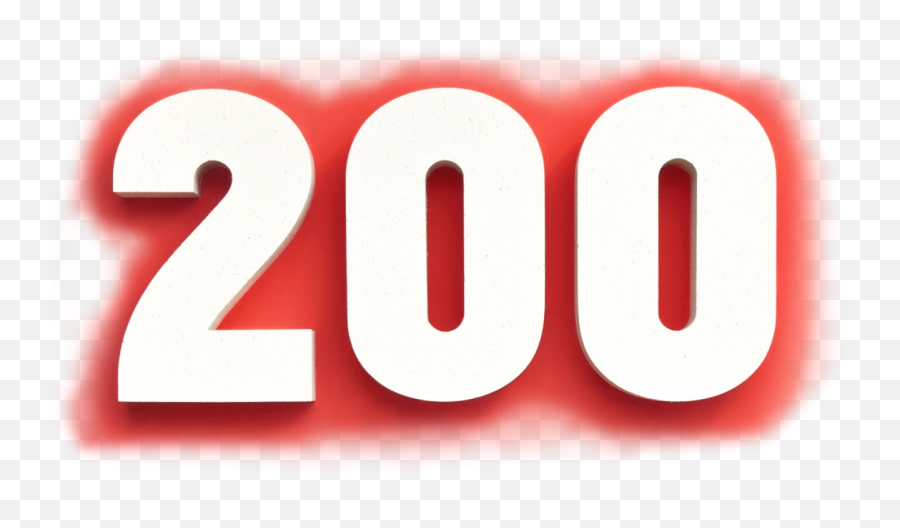200 Png - Solid Emoji,Number Png