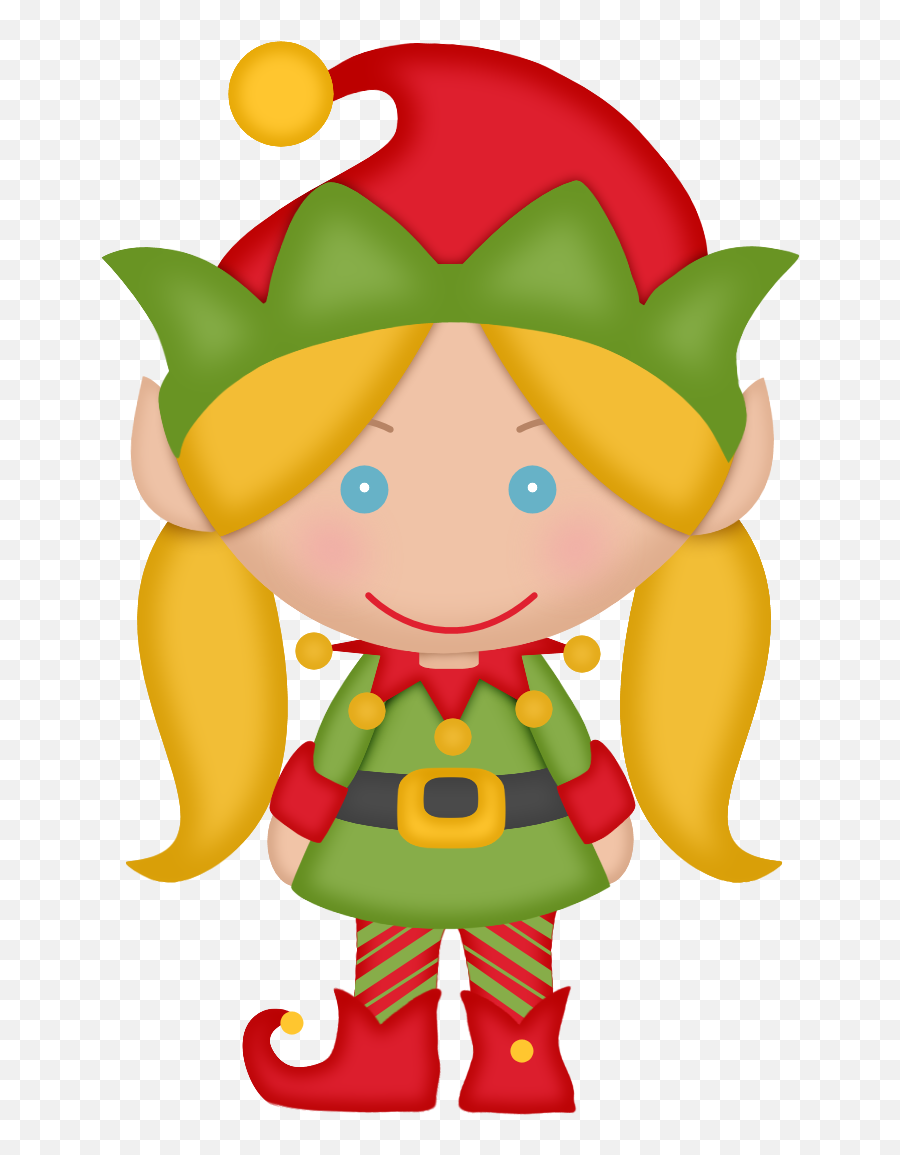 Santa Elf Clip Art Free - Novocomtop Transparent Background Santas Elf Clipart Emoji,Helping Clipart