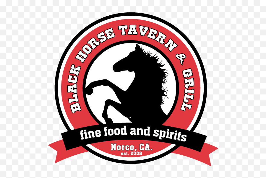 Menu - Black Horse Tavern Norco Emoji,Ultimate Chicken Horse Logo