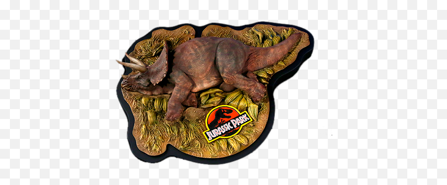Sick Triceratops Statue By Chronicle Collectibles - Jurassic Park Triceratops Emoji,Triceratops Png