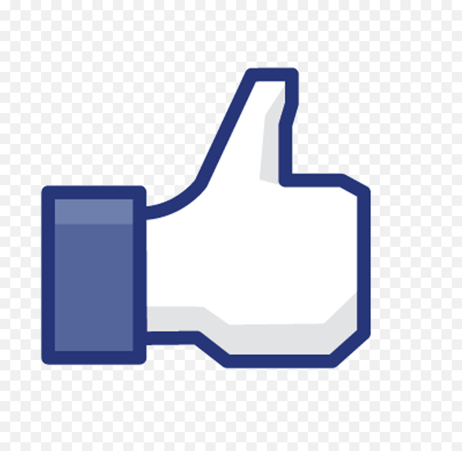 Facebook Icon Png White - Clip Art Library Like Button Emoji,White Facebook Icon Png