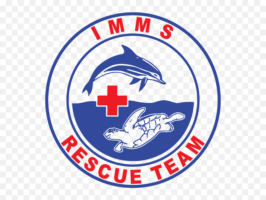 Institute For Marine Mammal Studies Emoji,Red And Blue Logo