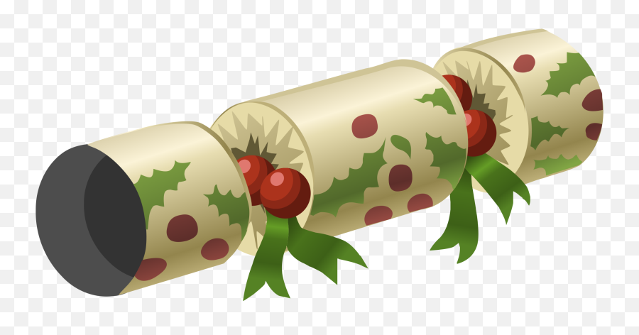 Crackers Clipart - Christmas Cracker Clipart Png Download Emoji,Clipart For Christmas