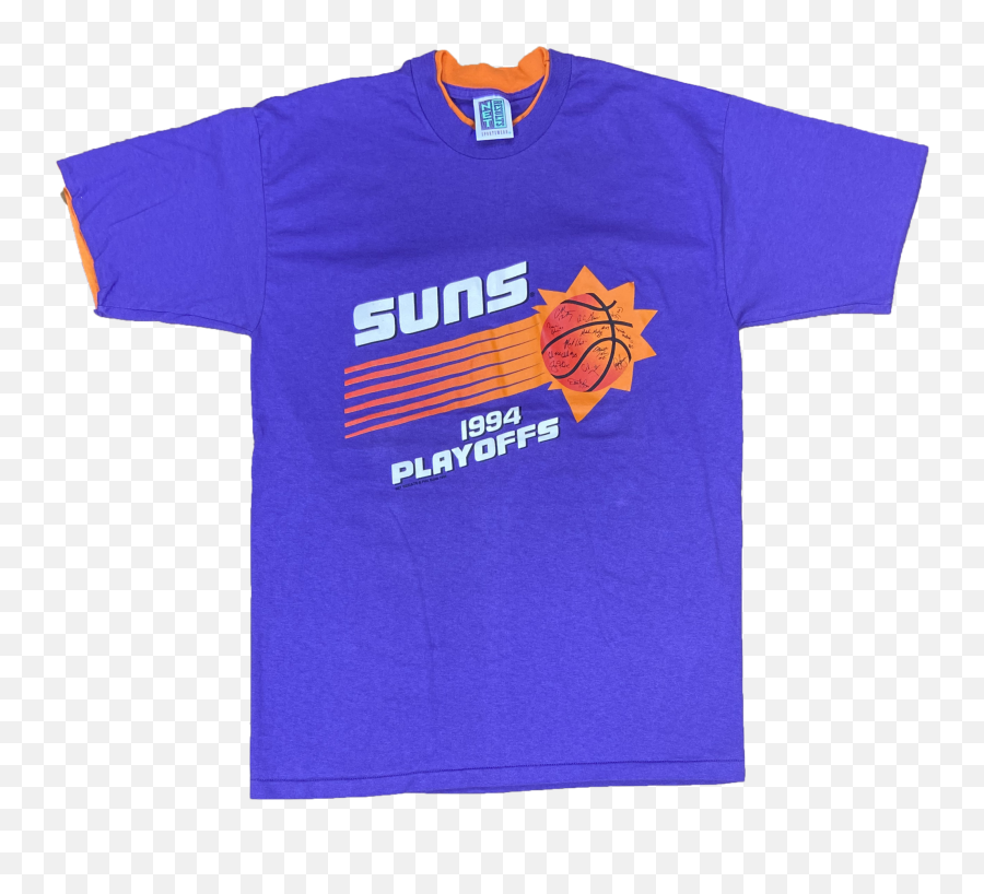 1994 Phoenix Suns Vintage Nba T - Shirts 622 U2013 Fishtale Vintage Short Sleeve Emoji,Phoenix Suns Logo