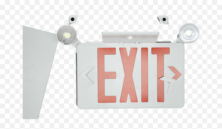 Exit Sign With Emergency Light Combo 90 Minute Discharge 35 Emoji,Exit Sign Png