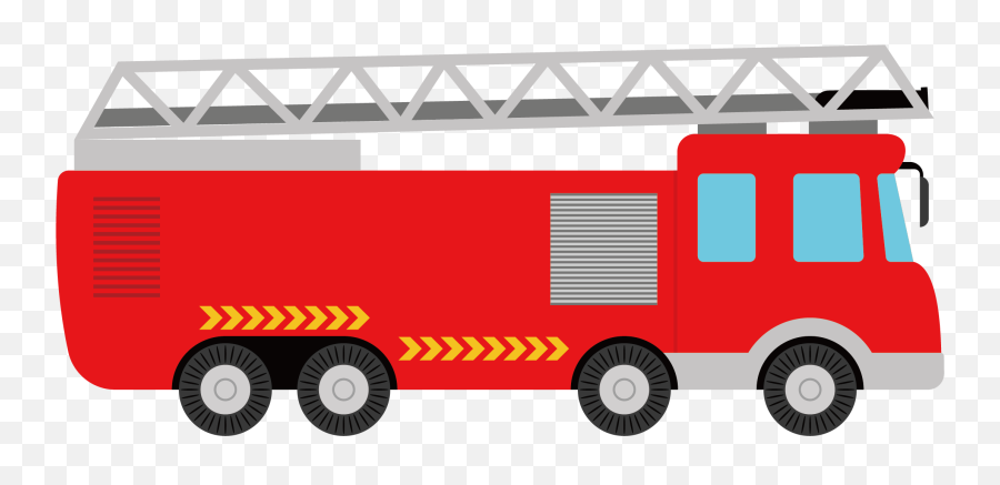 Vector Color Fire Truck Png Download - Fire Truck Png Emoji,Fire Truck Clipart