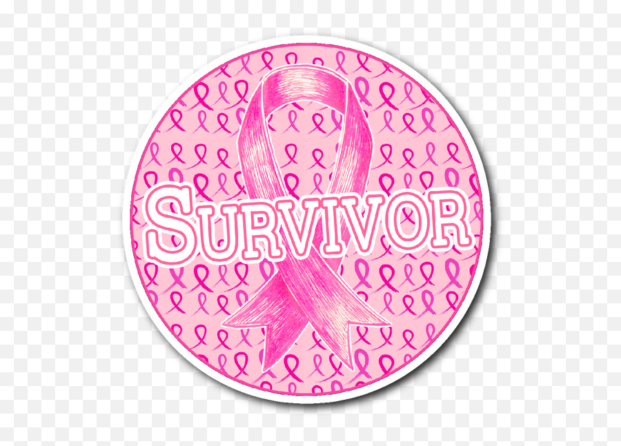 Survivor - Pink Ribbons Sticker U2013 Combat Breast Cancer Emoji,Survivor Png
