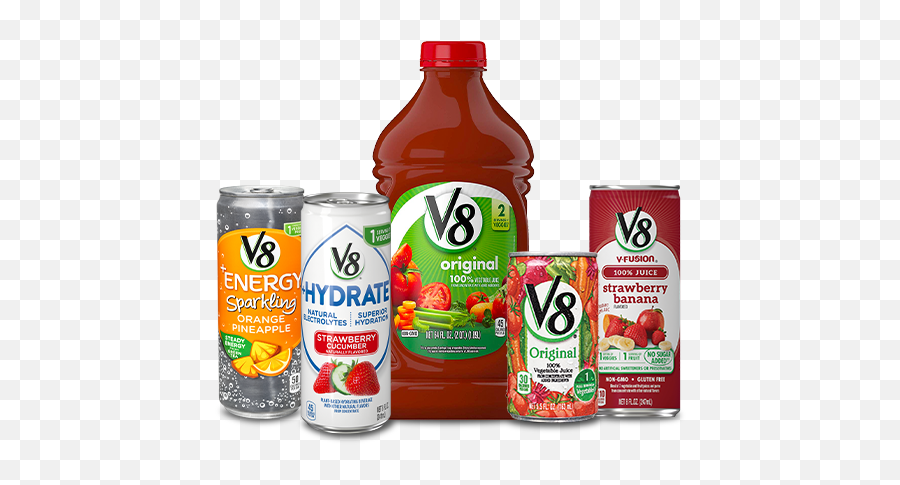 V8 - V Juice Emoji,V8 Logo