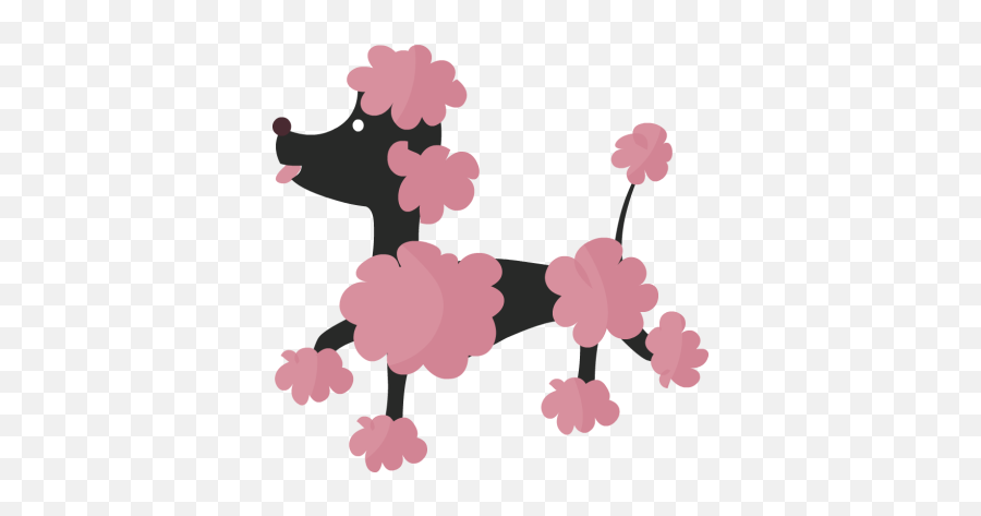 Pink Poodle Clip Art - Poodle Clipart Gif Emoji,Poodle Clipart