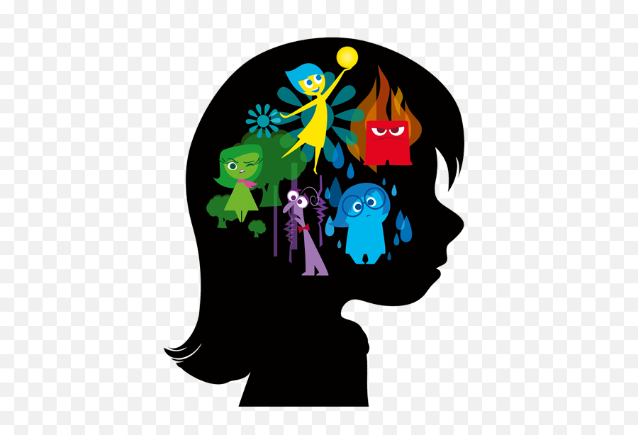 Disney Pixar Inside Out Logo - Clip Art Library Inside Out Cartoon Head Emoji,Inside Out Logo
