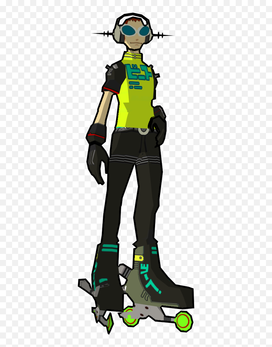 Jsrf - Roller Skate Video Game Character Emoji,Jet Set Radio Logo