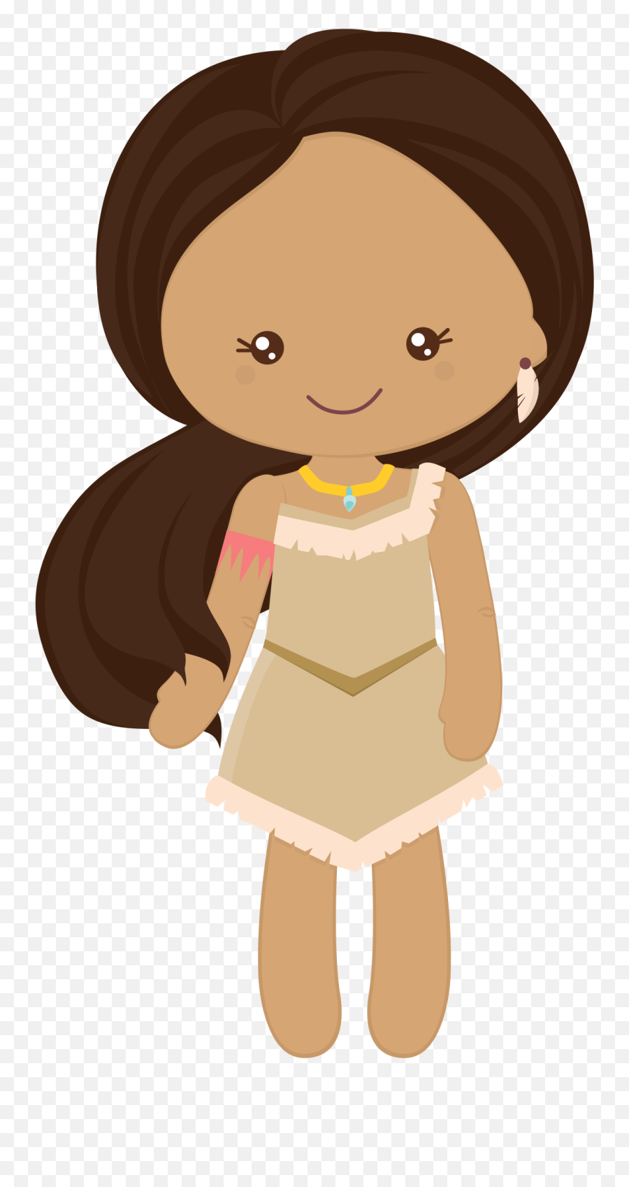 Cute Clipart Disney Clipart - Princess Disney Little Png Emoji,Pocahontas Png
