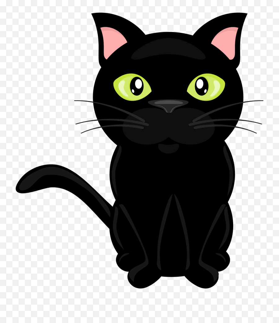 Cat Black Cat Images Clip Art - Black Cat Clipart Png Emoji,Cat Silhouette Clipart
