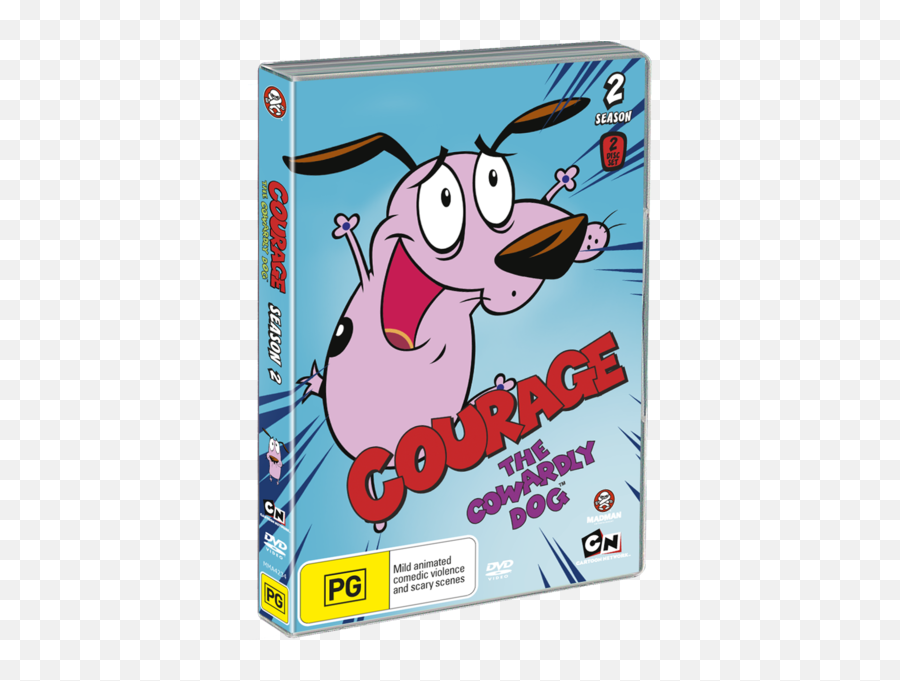 Courage The Cowardly Dog - Courage The Cowardly Dog Season 2 Amazon Courage The Cowardly Dog Dvd Emoji,Courage The Cowardly Dog Png