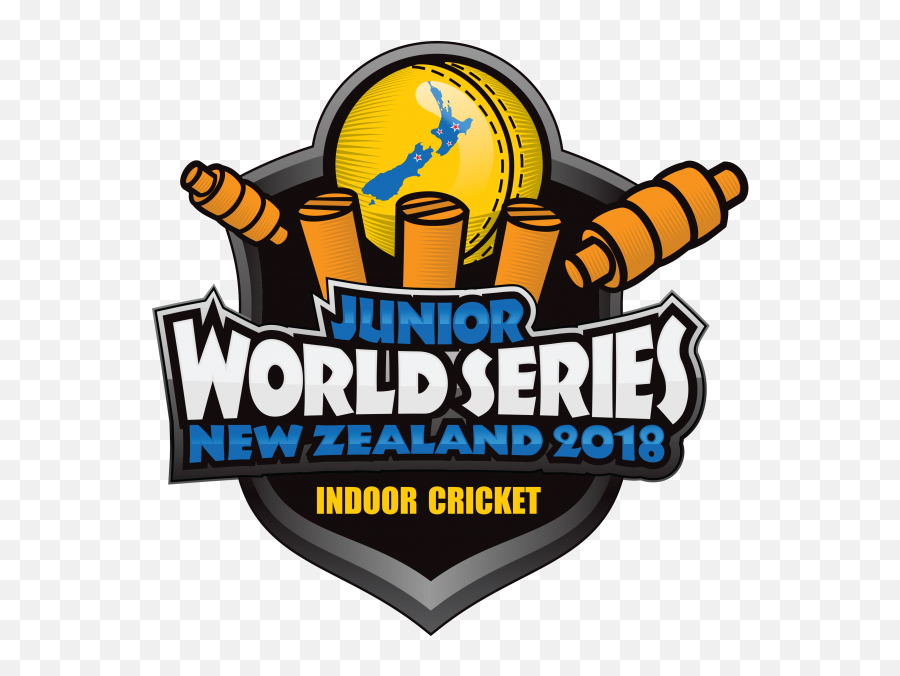 Wicf Junior World Series - Indoor Cricket Nz Emoji,World Series 2018 Logo