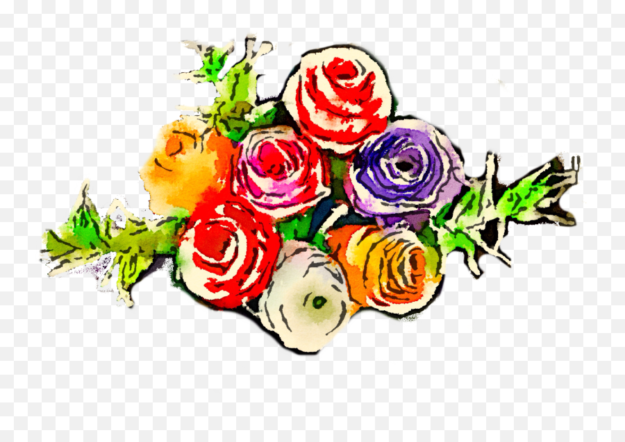 Download Free Download Clip Art Clipart Garden Roses Floral Emoji,Free Garden Clipart