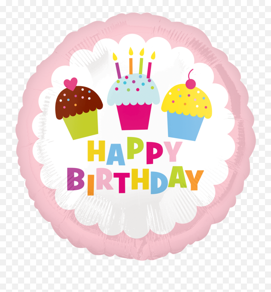 32692 - 18 Happy Birthday Cupcake Emoji,Birthday Cupcake Png