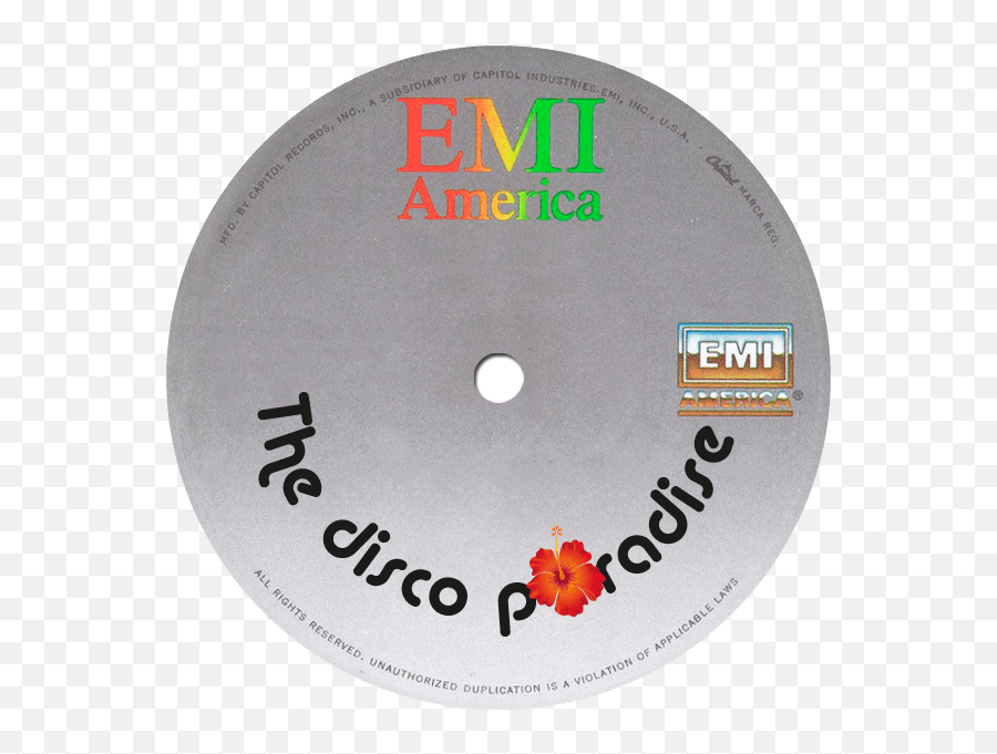 Emi America Record Label - The Disco Paradise Emoji,Capitol Records Logo