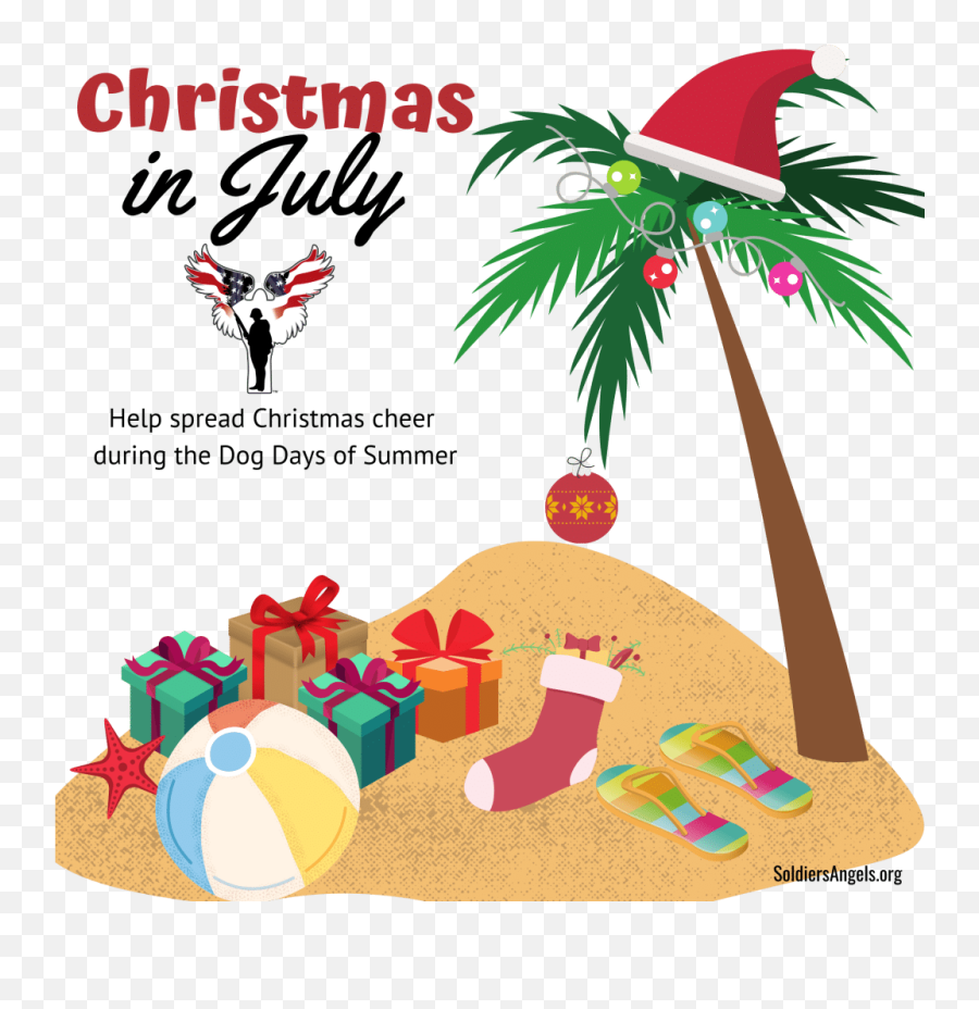 Christmas In July - Soldiersu0027 Angels Emoji,Giving Tree Clipart