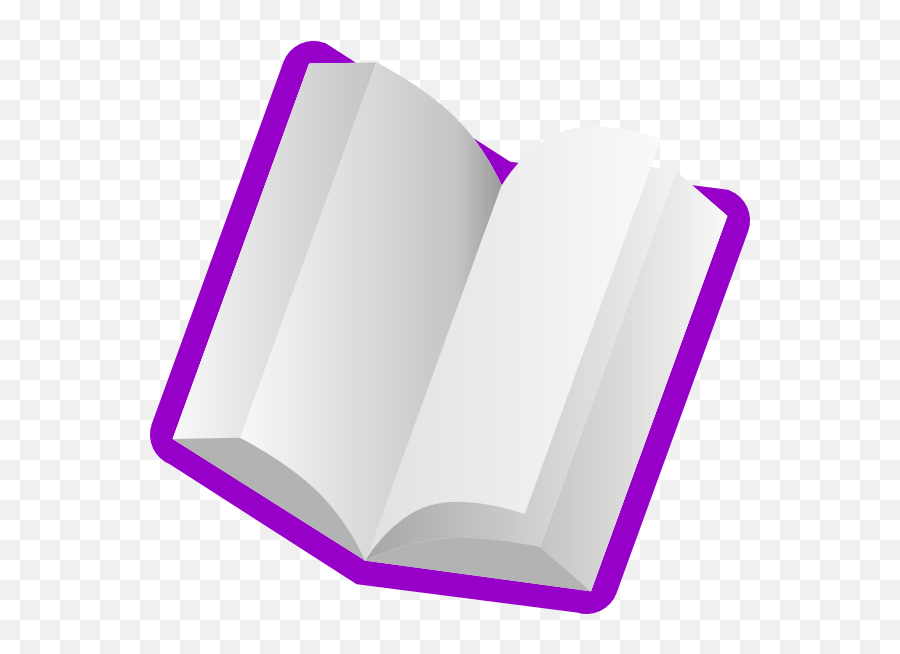 Download Hd Purple Book Clip Art - Clip Art Purple Book Emoji,Book Cover Clipart
