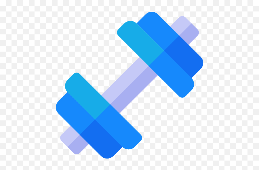 Dumbbell - Blue Dumbbell Icon Png Emoji,Dumbbell Clipart