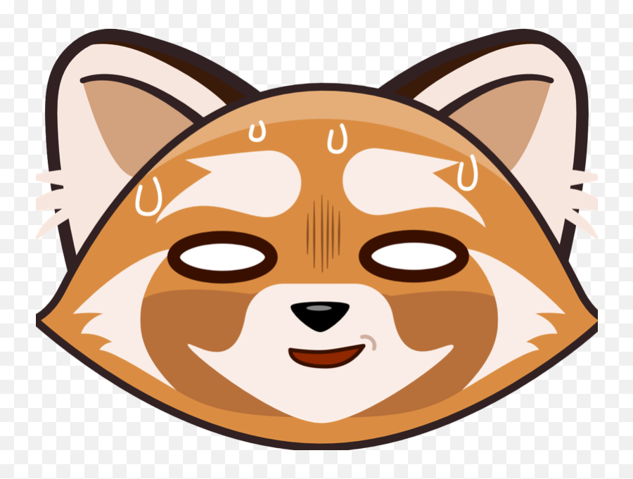 Nervous Red Panda By Brenton Piecka On Dribbble Emoji,Red Panda Transparent