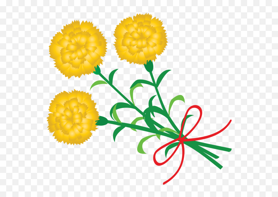Motheru0027s Day Flower Yellow English Marigold For Motheru0027s Day Emoji,Marigolds Clipart