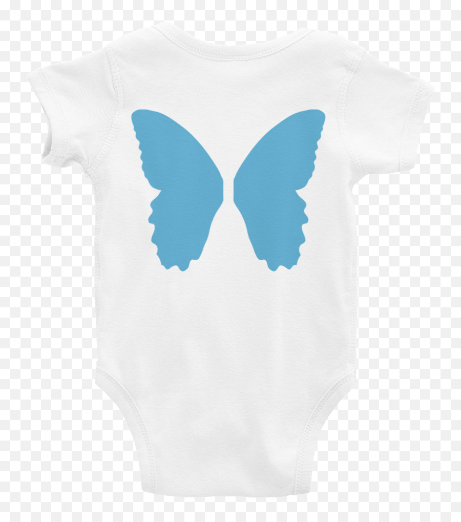 Download Butterfly Wings - Blue Bodysuit Silhouette Emoji,Wings Silhouette Png