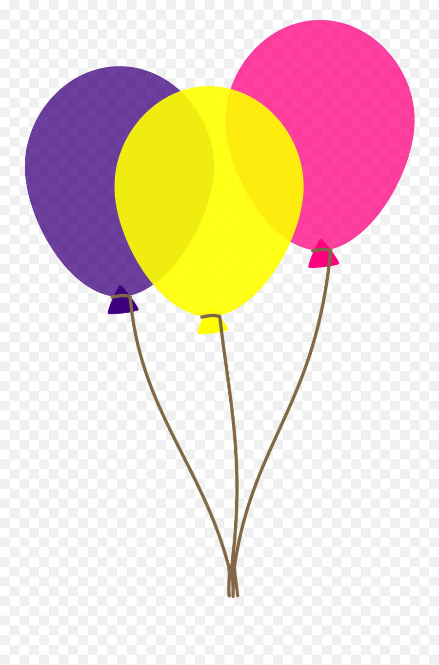 Free Birthday Balloons Clipart 6 - Balloon Clipart Transparent Emoji,Balloons Clipart