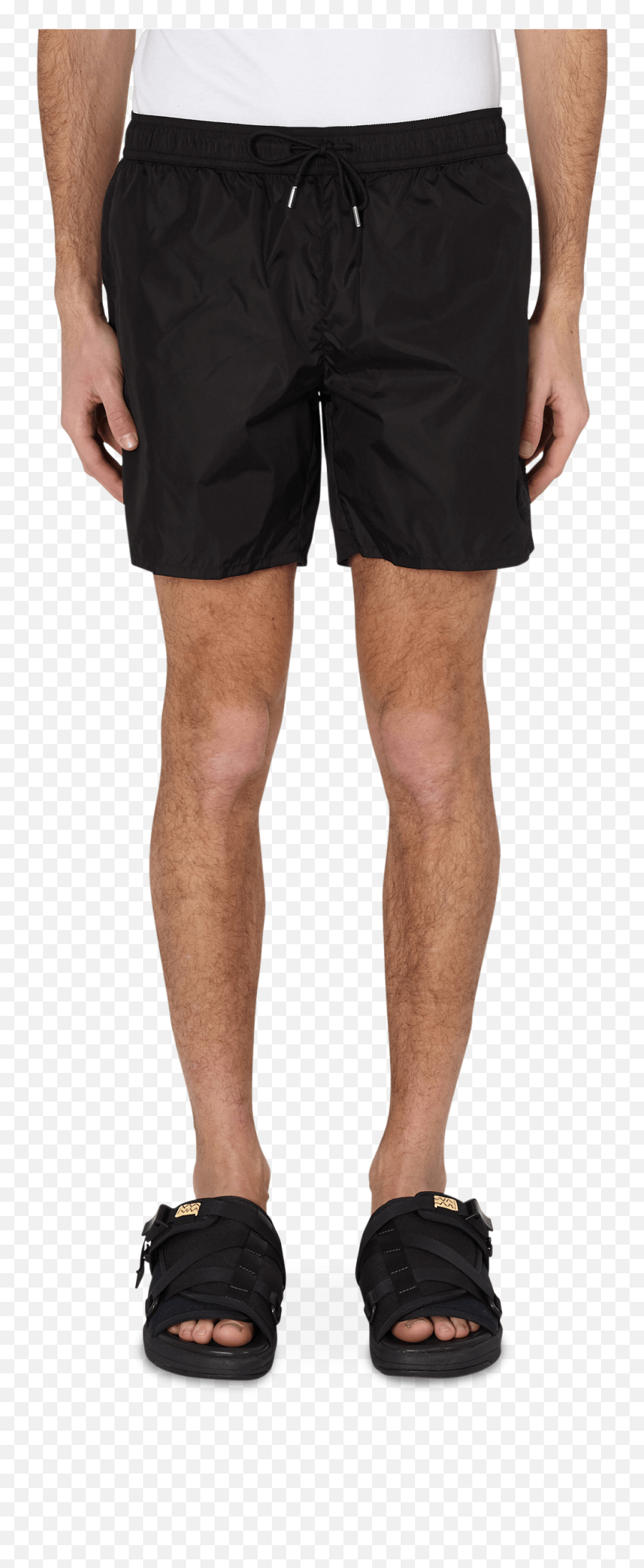 Moncler Swim Shorts Grey - Solid Emoji,Moncler Logo